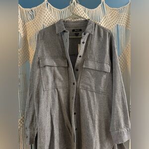 Madewell Brushed Oversized Shirt-Jacket